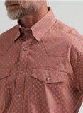 Wrangler® George Strait™ Troubadour Long Sleeve Western Snap Shirt