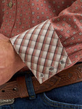 Wrangler® George Strait™ Troubadour Long Sleeve Western Snap Shirt