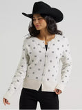 Wrangler Women's Western Fitted Cardigan Sweater