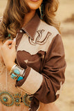 Lucky Buck Button Up: L