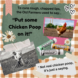 Chicken Poop® Lip Balm - All Natural ASSORTED Fish Bowl