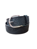 Justin Western Scroll Leather Belt