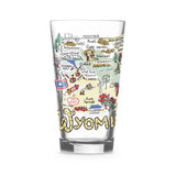 Fishkiss Wyoming 16oz Glass