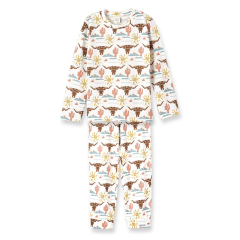 Happy Trails Kids Bamboo Pajama Set: 4T