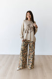 Turquoise Haven Beige Cowboy Sweater