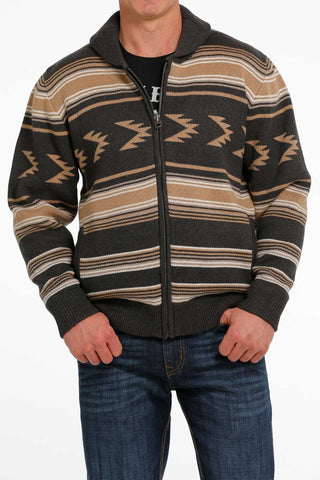 Men's Aztec FullZip Sweater