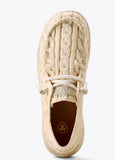 Ariat Hilo Ladies Shoe - Cream Cable Knit