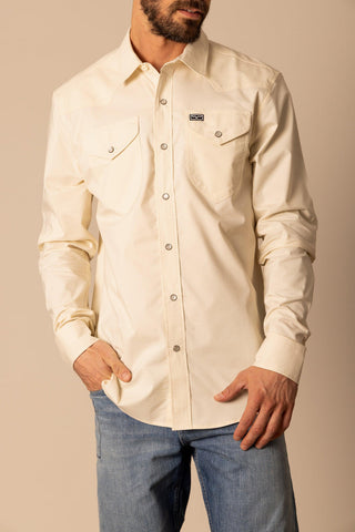 Kimes Blackout Dress Shirt - Natural