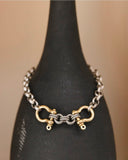 V2 Designs Double Shackle Two-Tone Jewelry