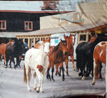 Horse Drive Silk Scarf