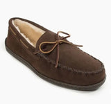 Minnetonka Men's Hardsole Pile Lined Shoes