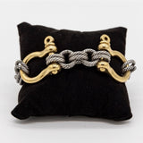 V2 Designs Double Shackle Two-Tone Jewelry