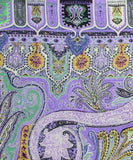 Wyoming Trader Lilac Lace Charmeuse Silk Scarf