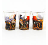 Wyoming Color Etched Shot Glass