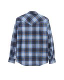 Pendleton Men's Plaid Snap-Front Western Canyon Shirt - Blue/Tan