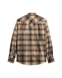 Pendleton Men's Plaid Snap-Front Western Canyon Shirt - Tan/Taupe
