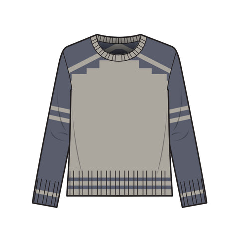PENDLETON GRAPHIC SHETLAND COLLECTION CREW SWEATER