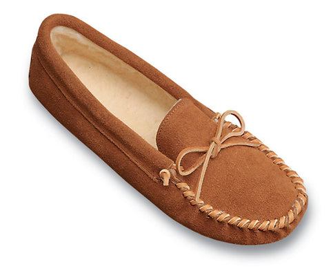 Minnetonka Men's Traditional Pile Lined Moccasin