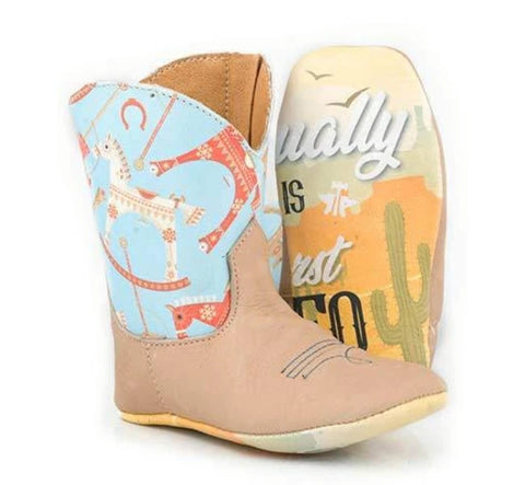 "Actually This IS My First Rodeo" Infant Boots
