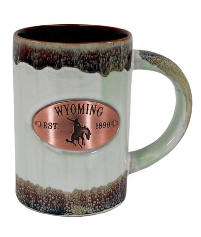 Wyoming Copper Medallion Mug